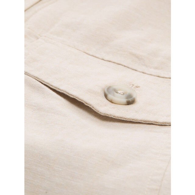 Tom Tailor Cotton linnen shirt jacket beige 5309.05.0022 large