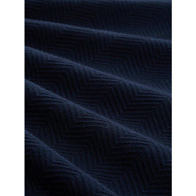 Tom Tailor Knitted herringbone troyer navy 5219.37.0036 large