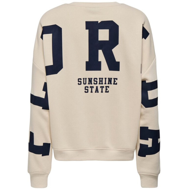 Only Onlsweat ls backsleeve print off-white 4209.02.0021 large