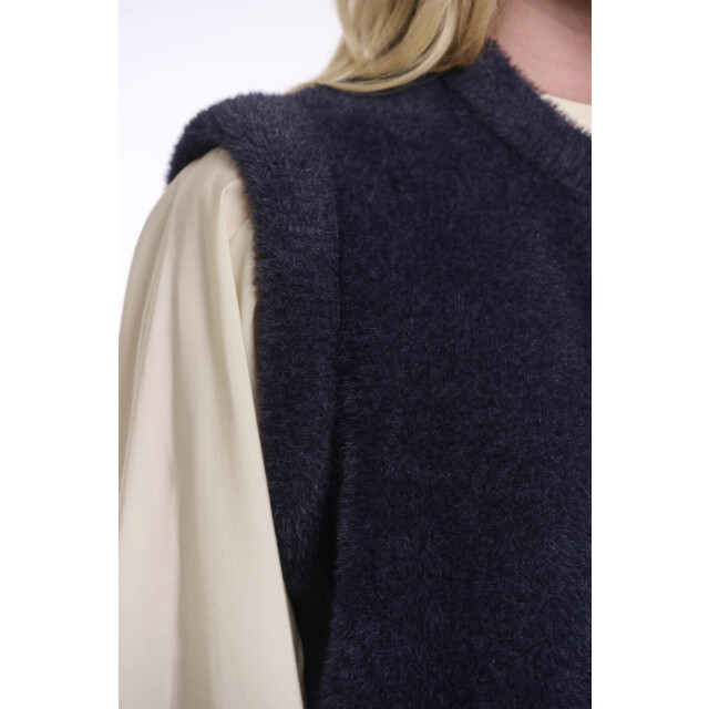 Rino & Pelle Elona.5002621 rino&pelle short waistcoat dark navy Elona.5002621 Dark navy large