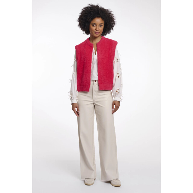 Rino & Pelle Elona.5002621 rino&pelle short waistcoat pink punch Elona.5002621 Pink punch large