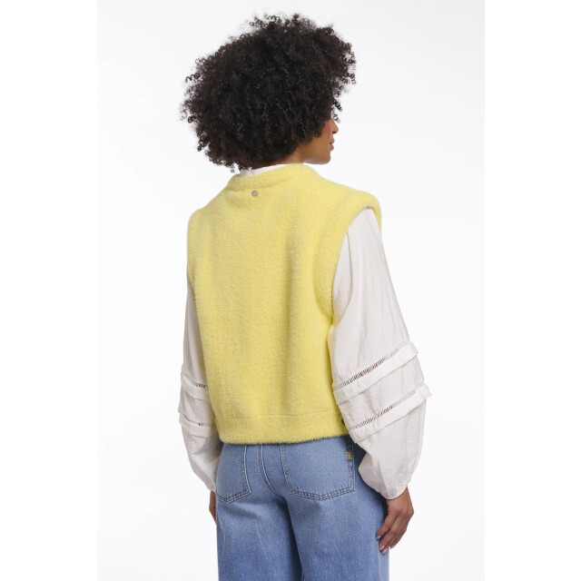 Rino & Pelle Elona.5002621 rino&pelle short waistcoat breezy lime Elona.5002621 Breezy lime large