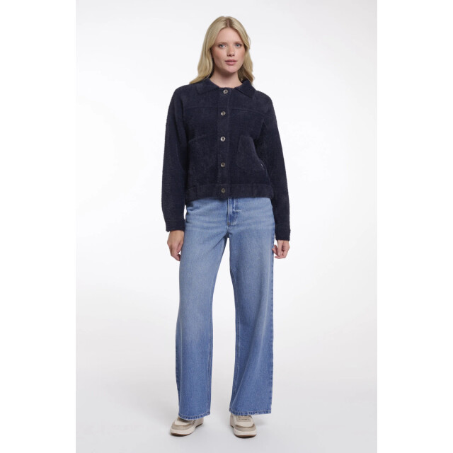 Rino & Pelle Bubbly.5002621 rino&pelle boxy jacket dark navy Bubbly.5002621 Dark navy large