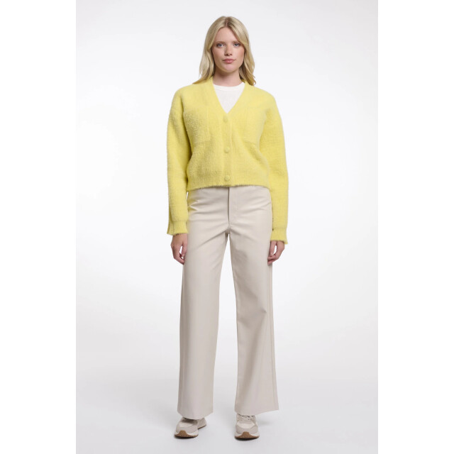 Rino & Pelle Isarea.5002621 rino&pelle short v-neck cardigan breezy lime Isarea.5002621 Breezy lime large