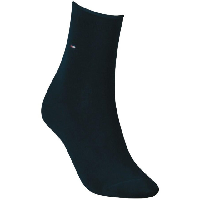 Tommy Hilfiger Dames effen kledingsokken katoenmix UTNA1103_navy large