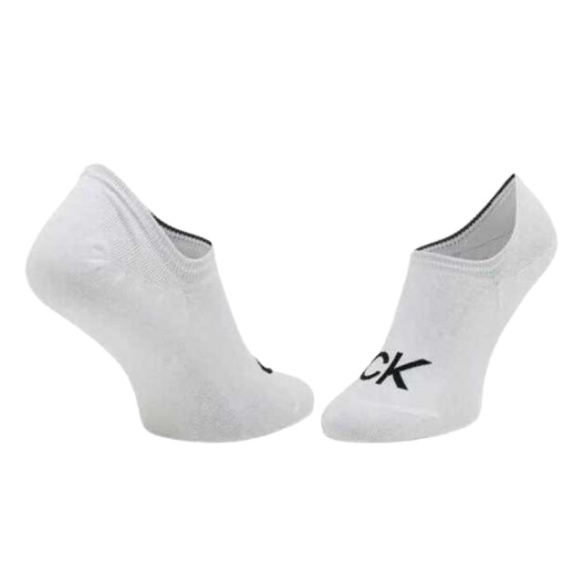 Calvin Klein Heren no-show sokken met geborduurd logo (set van 2) UTNA925_white large