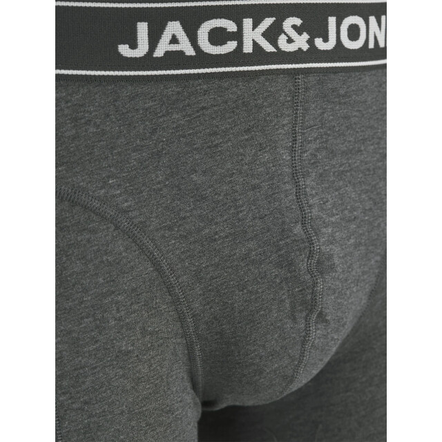 Jack & Jones Heren plus size boxershorts trunks jacblack friday 3-pack multicolor 12291510-Dark Grey Melange large