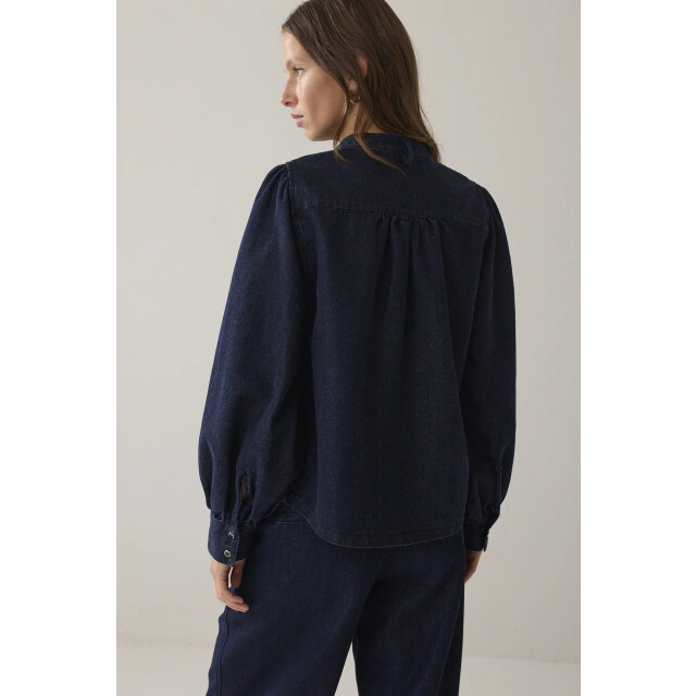 Summum 2s3381-5203 denim bowtie-blouse 2s3381-5203 Denim bowtie-blouse large