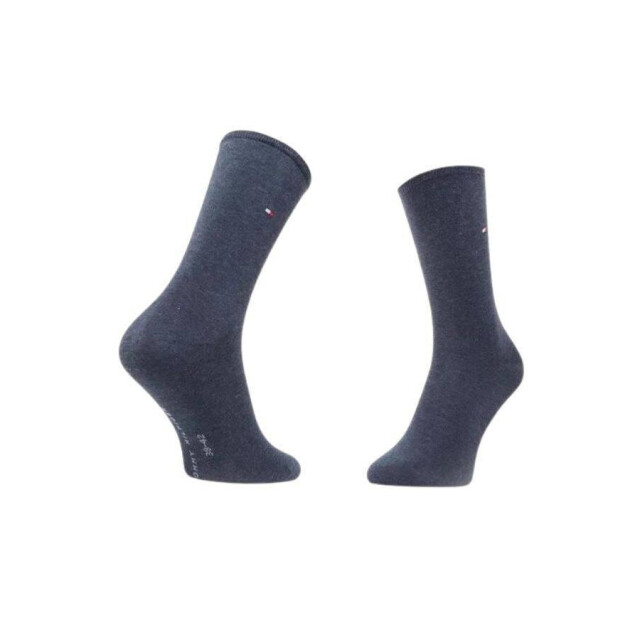 Tommy Hilfiger Dames effen sokken (set van 2) UTNA1106_grey large