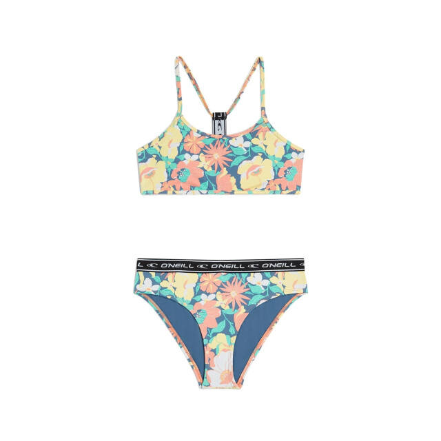 O'Neill Meisjes bikini set sportclub color gebloemd 3800087-35162 large
