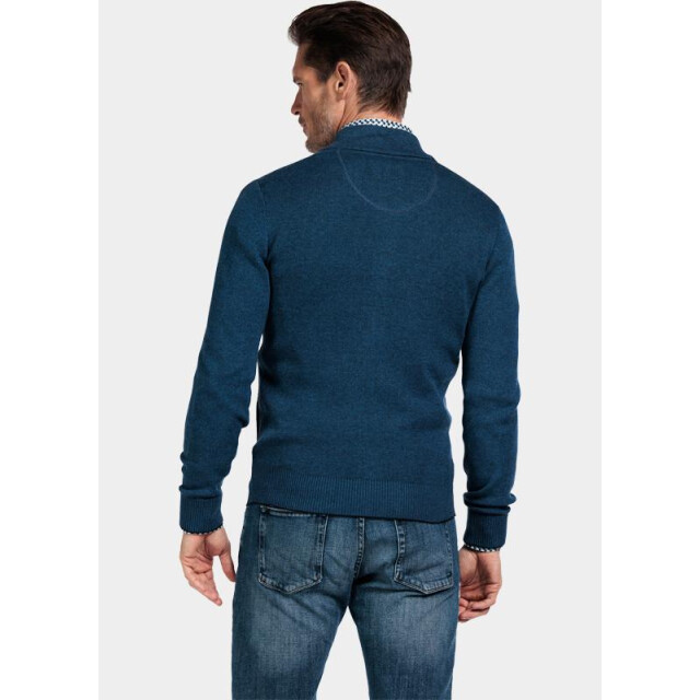 Baileys Vest cardigan zip all-over 2-tone 522009/655 200268 large