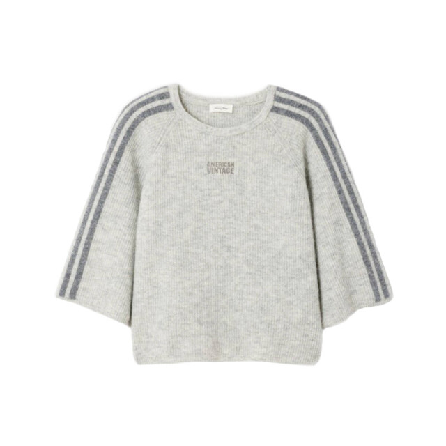 American Vintage Top lange mouw vito18ne American Vintage Top lange mouw VITO18NE large