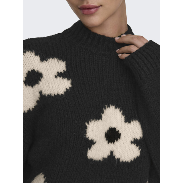 Jacqueline de Yong kilian flower l/s pullover knt 15341564 - 06712.991.0173 large