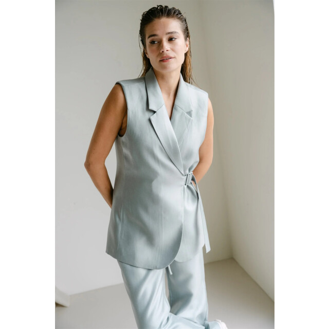 Aimee The Label gilet hope waistcoat blue 06226.210.0002 large