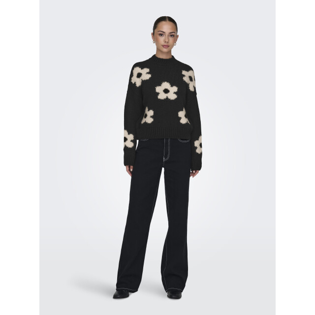 Jacqueline de Yong kilian flower l/s pullover knt 15341564 - 06712.991.0173 large