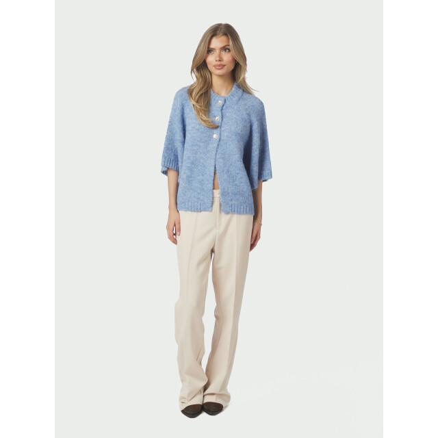 Neo Noir benuta fluffy knit cardigan 165816 142 dusty blue 06741.210.0008 large