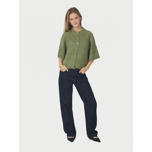 Neo Noir benuta fluffy knit cardigan 165816 723 dusty green 06741.310.0003 large