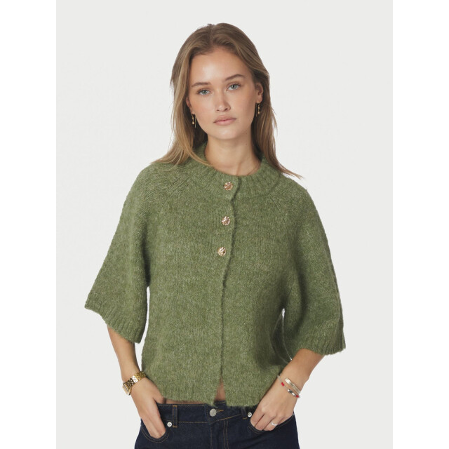 Neo Noir benuta fluffy knit cardigan 165816 723 dusty green 06741.310.0003 large