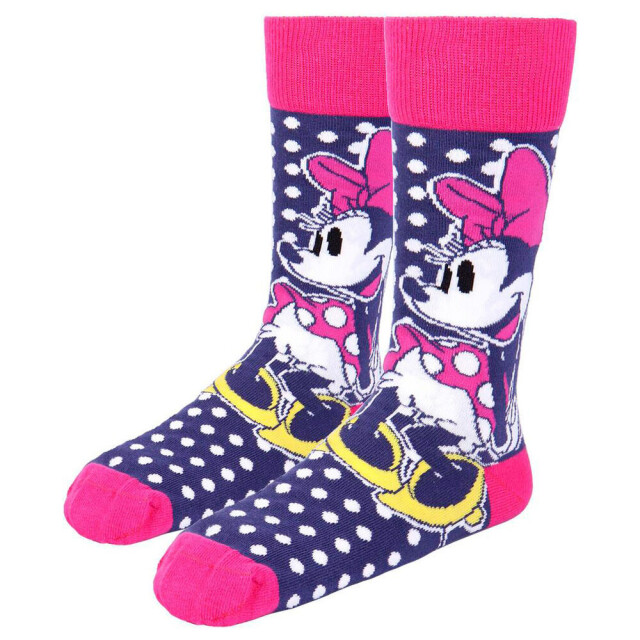 Disney Volwassen uniseks minnie mouse sokken (set van 3) UTCD2497_multicoloured large