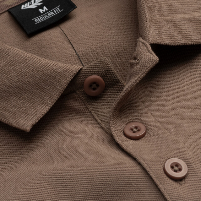 Hi-Tec Heren micko ii poloshirt UTIG5605_fossil large