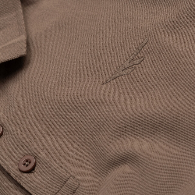 Hi-Tec Heren micko ii poloshirt UTIG5605_fossil large