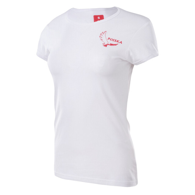 Huari Dames polen fan t-shirt UTIG5807_whiteracingred large