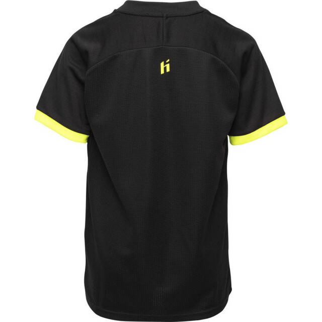 Huari Kinderen/kinderen rosario t-shirt UTIG4208_blackbeansafetyyellow large