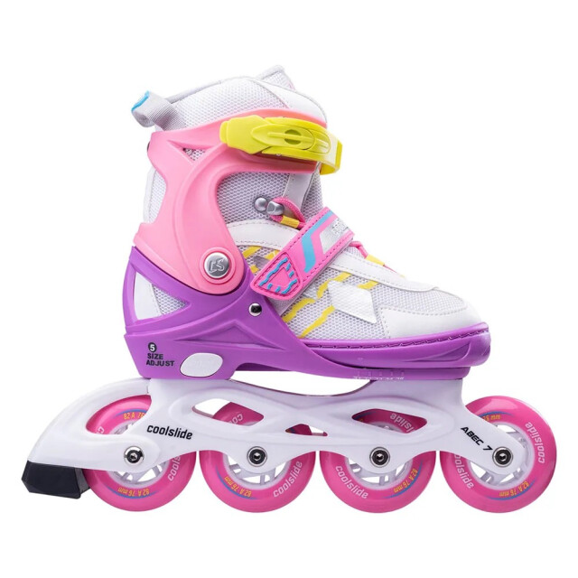 Coolslide Meron inline rolschaatsen voor kinderen/kinderen UTIG3948_whitepinkpurple large
