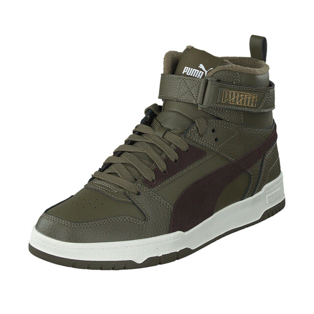 Puma Heren rbd spel wtr leren schoenen UTMR2523_olivebrown large
