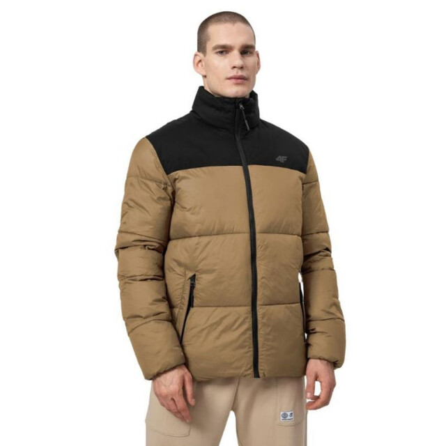 4F Heren h4z22 gewatteerde jas UTMR78155_lightbrownblack large