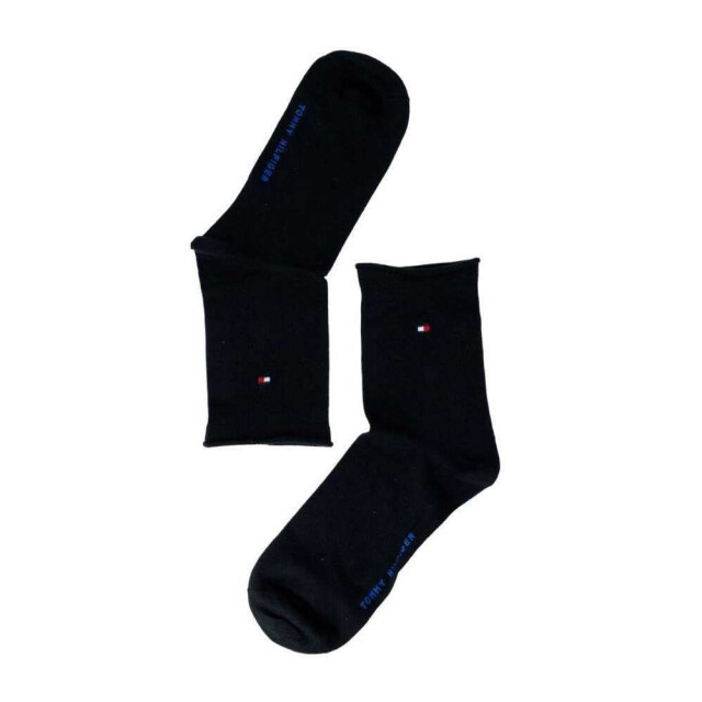 Tommy Hilfiger Dames gestippelde sokken (set van 2) UTNA898_blackblue large