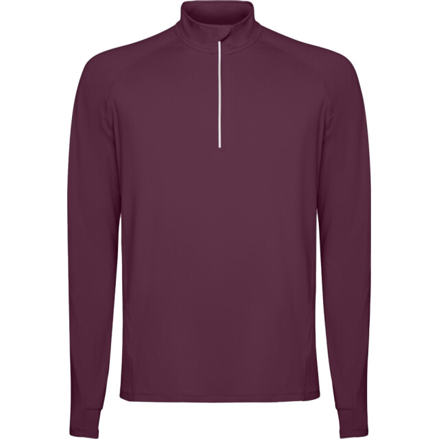 Roly Heren estambul quarter zip sweatshirt met lange mouwen UTPF4691_plumred large