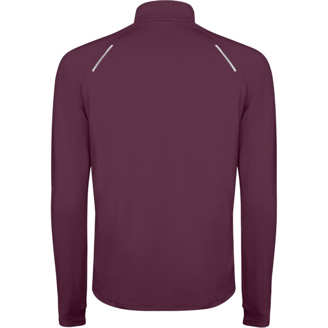 Roly Heren estambul quarter zip sweatshirt met lange mouwen UTPF4691_plumred large