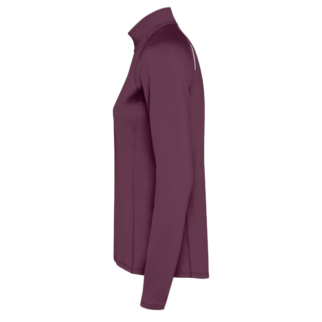 Roly Dames estambul sweatshirt met kwart ritssluiting en lange mouw UTPF4728_plumred large