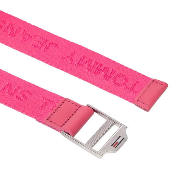 Tommy Hilfiger Dames logo riem UTNA222_pink large