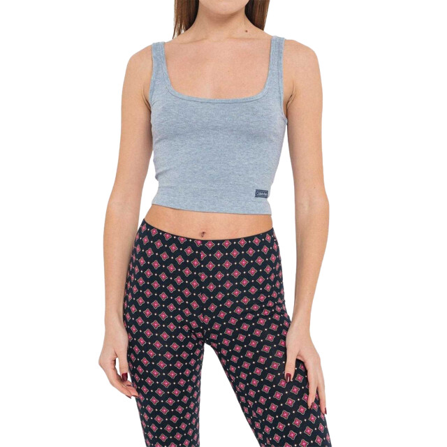 Calvin Klein Dames geknipt tanktopje UTNA182_chambrayblueheather large