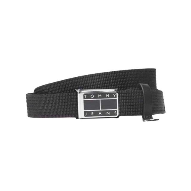 Tommy Hilfiger Dames logo metalen gesp riem UTNA912_black large