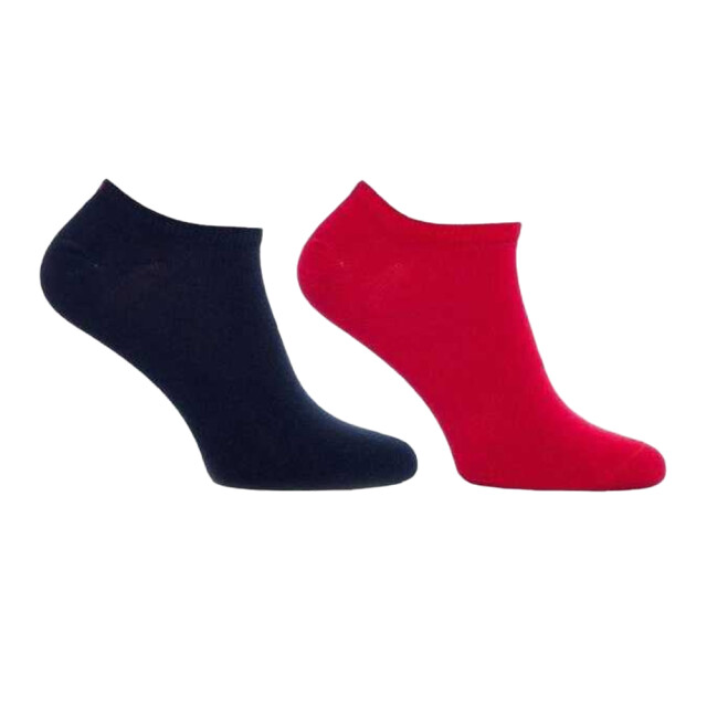 Tommy Hilfiger Effen enkelsokken heren (set van 2) UTNA616_rednavy large