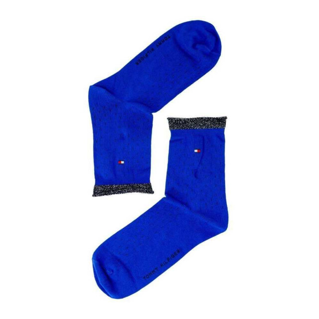 Tommy Hilfiger Dames gestippelde sokken (set van 2) UTNA898_blackblue large