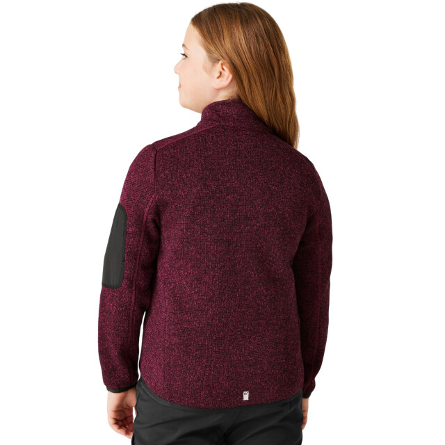 Regatta Kinder/kinder newhill fleecejas met volledige rits UTRG12148_darkpimentotangerinetango large