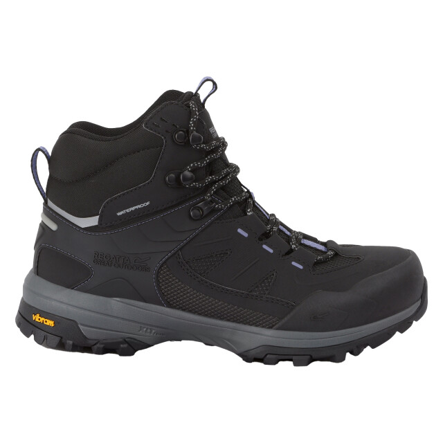 Regatta Dames regen wandelschoenen UTRG12205_blacklilacbloom large