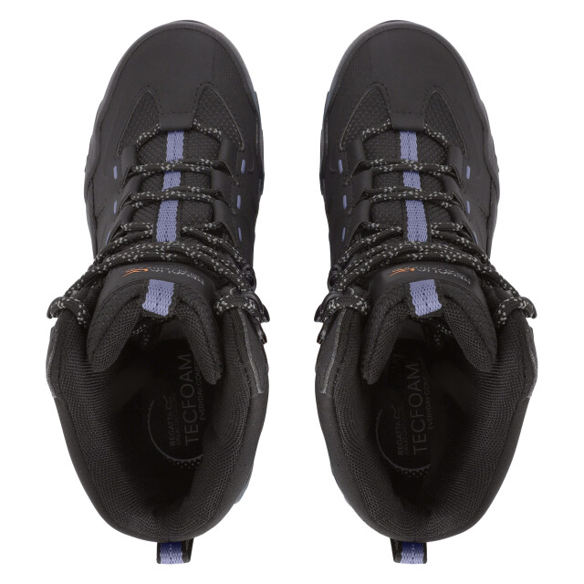 Regatta Dames regen wandelschoenen UTRG12205_blacklilacbloom large