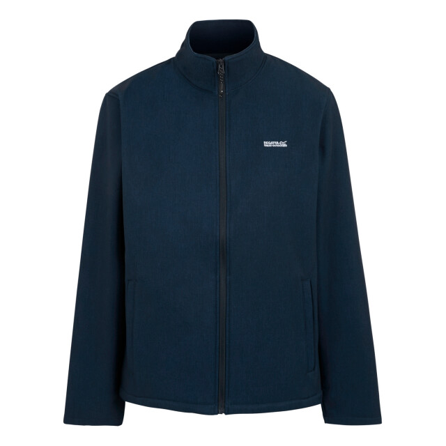 Regatta Heren cera v wind resistant soft shell jas UTRG6259_navymarlmoonlightdenim large