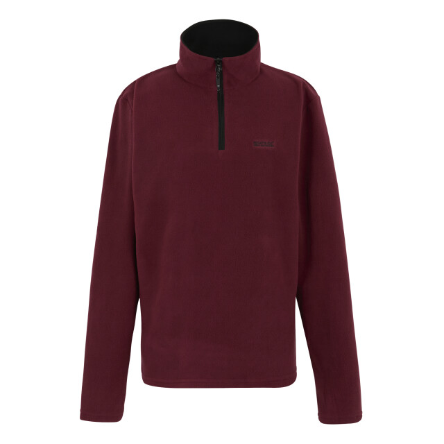 Regatta Geweldig voor buiten heren thompson half zip fleece sweater UTRG1390_darkmaroon large