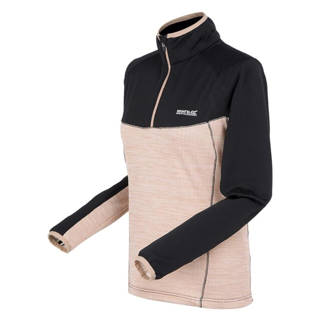 Regatta Dames hepley fleece UTRG6225_blackwarmtaupemarl large