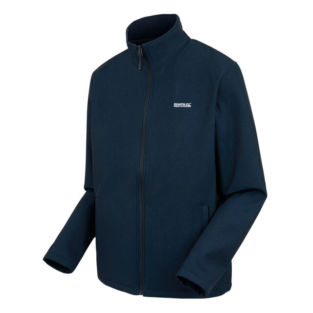 Regatta Heren cera v wind resistant soft shell jas UTRG6259_navymarlmoonlightdenim large