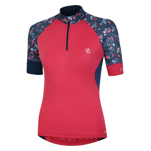 Dare2b Dames follow through fietstrui met luipaardprint UTRG8673_sorbetpinksorbetpink large