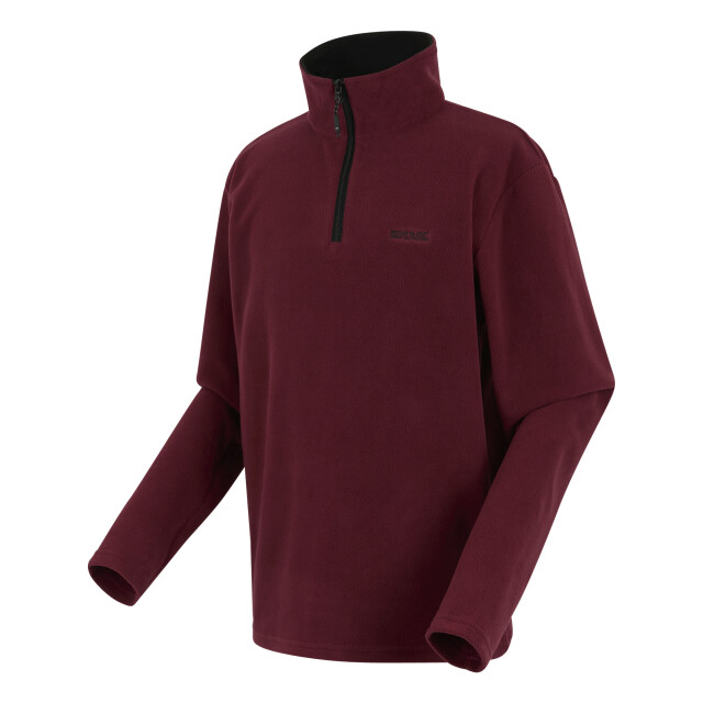 Regatta Geweldig voor buiten heren thompson half zip fleece sweater UTRG1390_darkmaroon large