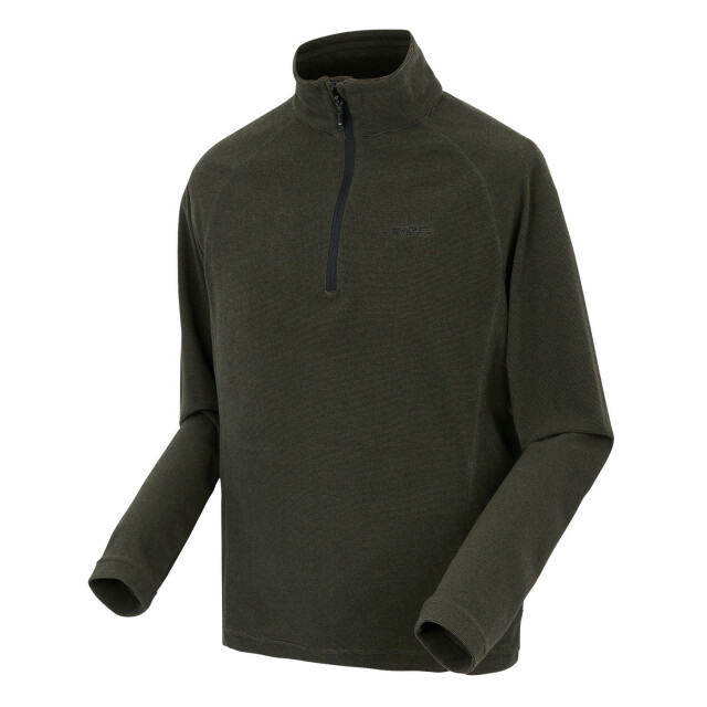 Regatta Great outdoors heren montes fleece sweater met trechter nek UTRG1880_olivenightblack large