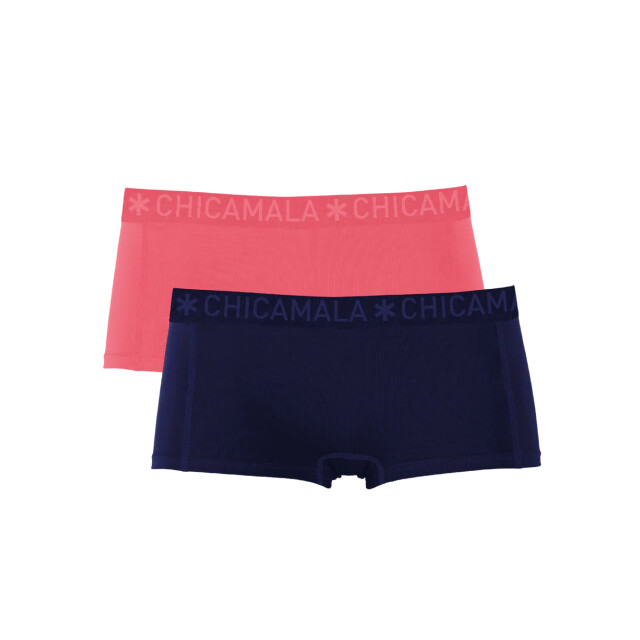 Muchachomalo Dames 2-pack boxershorts U-SOLID1215-130 large